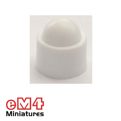 12mm Domed Counters-White