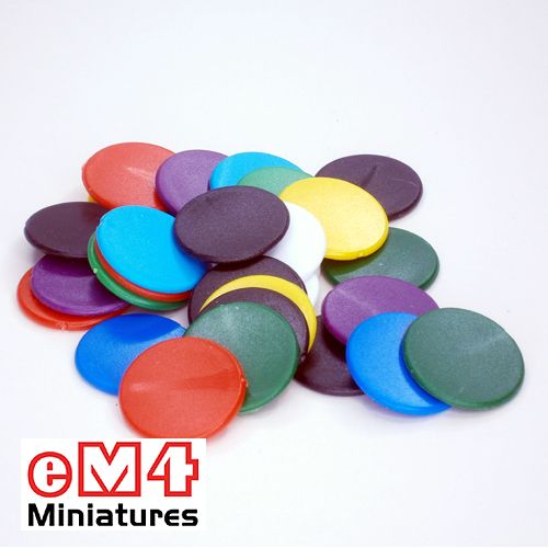 38mm x 3mm Counters-Black