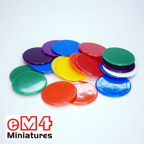 Yellow Counters One 31mm Counters-Yellow – em4miniatures