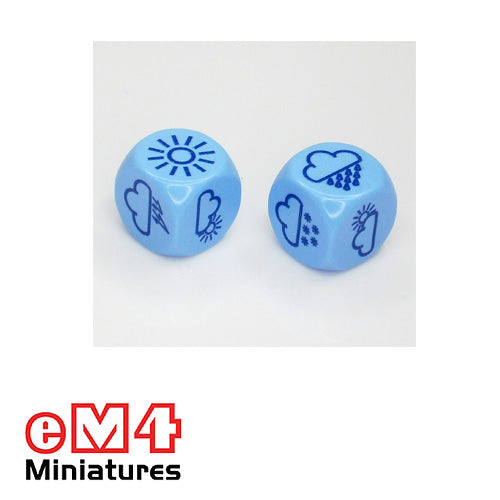 18mm weather dice - pack of 5