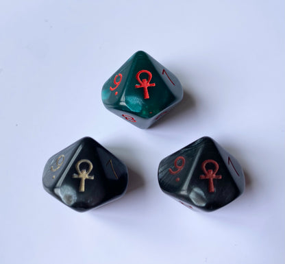 Ankh Dice D10 - Set of 10