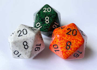JUMBO D20 SPECKLED RECON