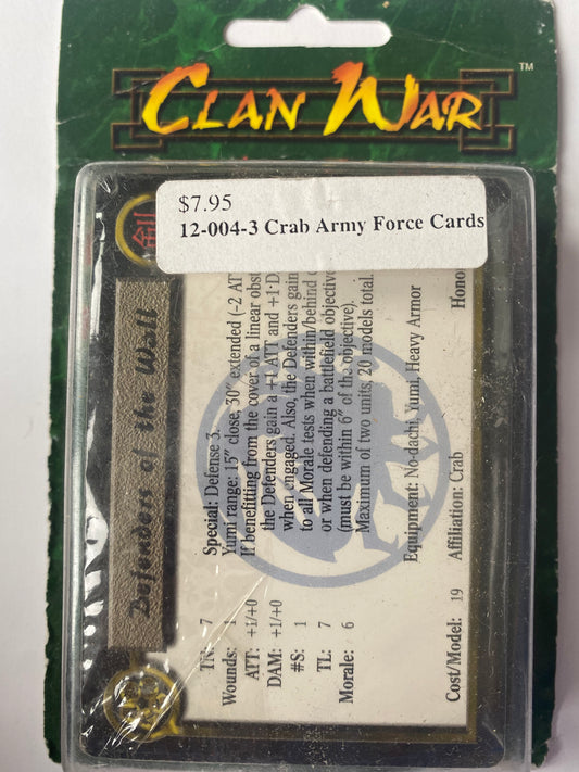 12-004-3 Crab Army Force Cards