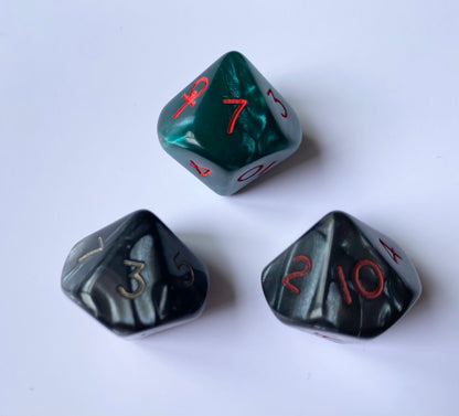 Ankh Dice D10 - Set of 10