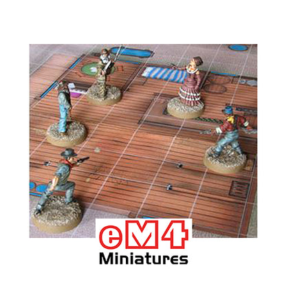 Old West Heroes 2 Shootout - Prepainted Miniatures Set